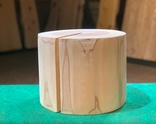 森の丸太シリーズ 杉/全面サンディングH25cm スツール ディスプレイ