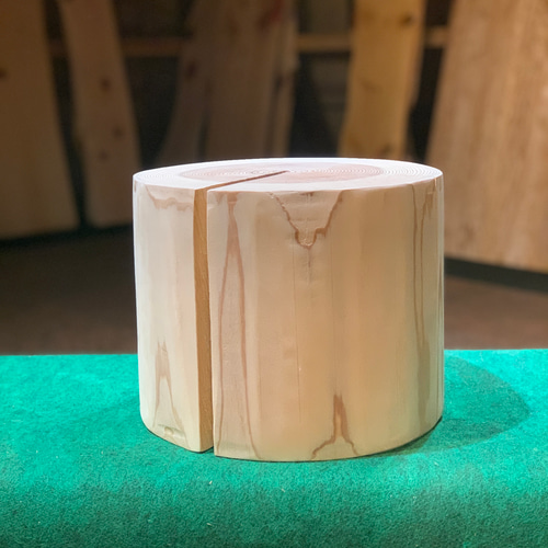 森の丸太シリーズ 杉/全面サンディングH25cm スツール ディスプレイ