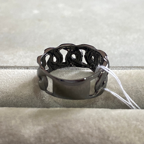 美品》指輪 リング シルバー925 22kメッキコーティング silver