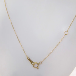 一粒珍珠項鍊Akoya珍珠8-8.5毫米通項鍊無音K18YG黃金 第4張的照片