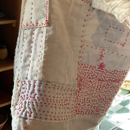 渾身の刺し子 布バック ショルダーバック 刺し子 和布と手作り本掲載