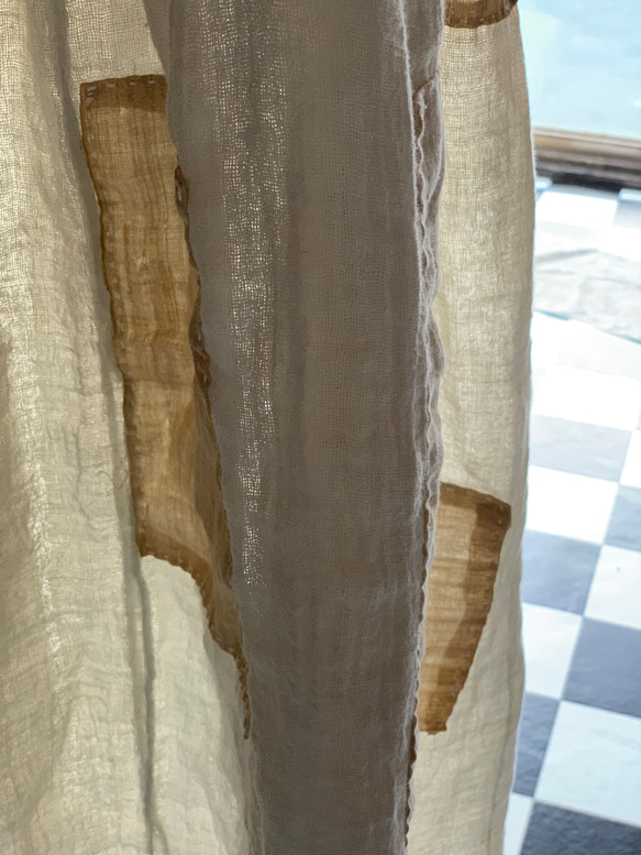 蚊帳から　ギャザー　ロング　スカート  ギャザースカート  ロングスカート 5枚目の画像