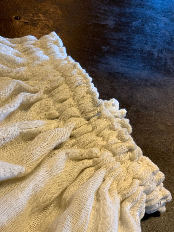 蚊帳から　ギャザー　ロング　スカート  ギャザースカート  ロングスカート 6枚目の画像