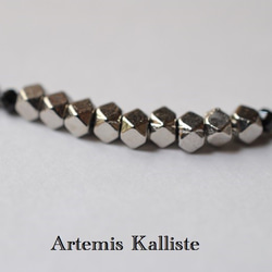 SALE!　Artemis Kalliste ブラックスピネル　ブレスレット 2枚目の画像