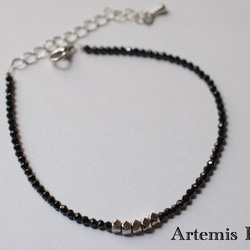 SALE!　Artemis Kalliste ブラックスピネル　ブレスレット 1枚目の画像