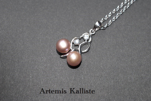 最終値引き　Artemis Kalliste 天然パールネックレス　 1枚目の画像