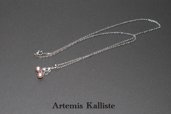 最終値引き　Artemis Kalliste 天然パールネックレス　 2枚目の画像