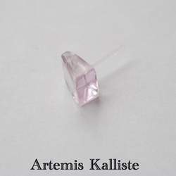 SALE! Artemis Kalliste メンズ　片耳ピアス　クンツァイト 2枚目の画像