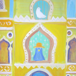 黄色い宮殿と旅するペンギン 2枚目の画像