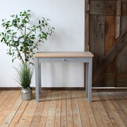 №29 特別色 ビーチ無垢材を使った勉強机 パソコンデスクにも