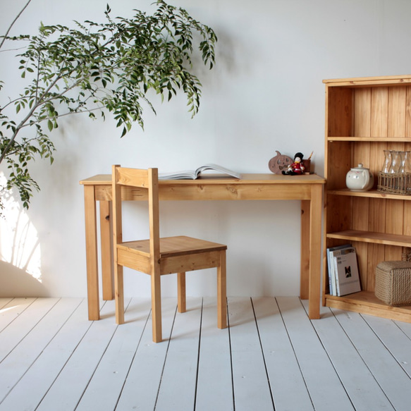 パイン材で製作した大きめのデスク・作業台・ミシン台にも 机・デスク