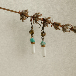 Boho mix elegant Shell Earrings 1枚目の画像