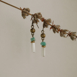 Boho mix elegant Shell Earrings 2枚目の画像