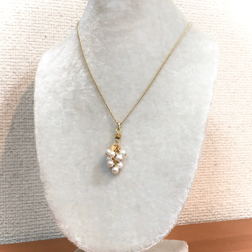 パールのぶどう ネックレス ネックレス・ペンダント はな's works 通販