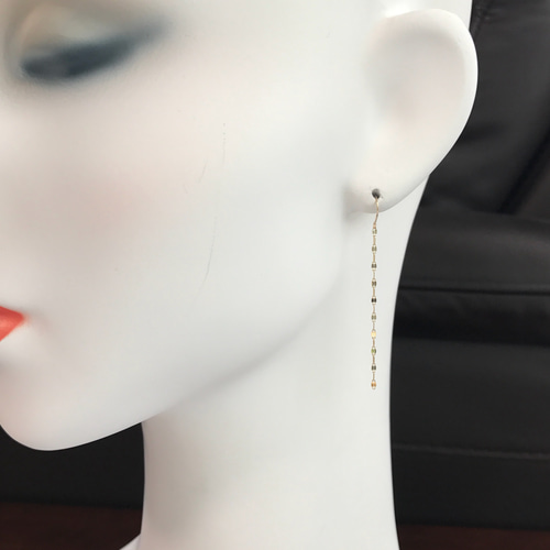 華奢　k10 チェーンピアス K10チェーンピアス ベネチアン（ピアス） | COCOSHNIK ONKITSCH