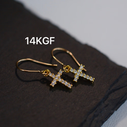 024A♦【再入荷✨】フープピアス　2粒ダイヤ　大人気　CZ　S925　ゴールド 024AB【ゴールド】ピアス 人気商品 フープ 4mm CZダイヤ SV925