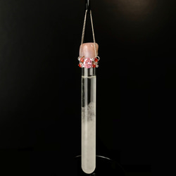 エンゲージ試験管天気管（模造ピンクトルマリン） 1枚目の画像