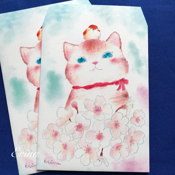 桜とねこさんのレターセット 5枚目の画像