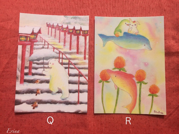 選べるNEWポストカード3種　②A〜T 6枚目の画像