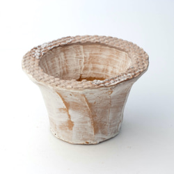 陶器製　 #多肉植物 の欲しがる植木鉢 IBMcd-4389ブラウン 1枚目の画像