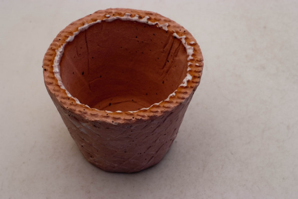 陶器製（２号ポット相当）　植木鉢　 AASc-ミカゲ-7237 2枚目の画像