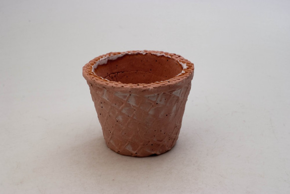陶器製（２号ポット相当）　植木鉢　 AASc-ミカゲ-7238 1枚目の画像