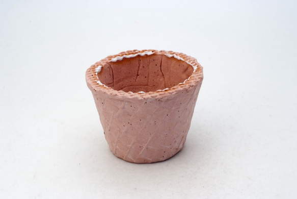 陶器製（２号ポット相当）　植木鉢　 AASc-ミカゲ-7362 1枚目の画像