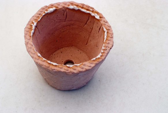 陶器製（２号ポット相当）　植木鉢　 AASc-ミカゲ-7362 2枚目の画像