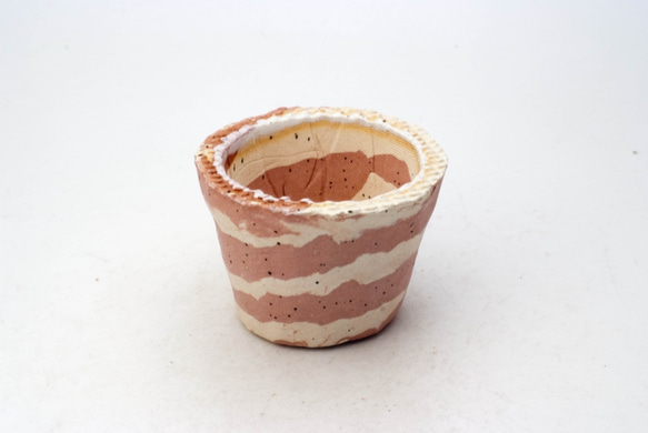 陶器製（２号ポット相当）　植木鉢　 AASc-ミカゲ-7446 1枚目の画像