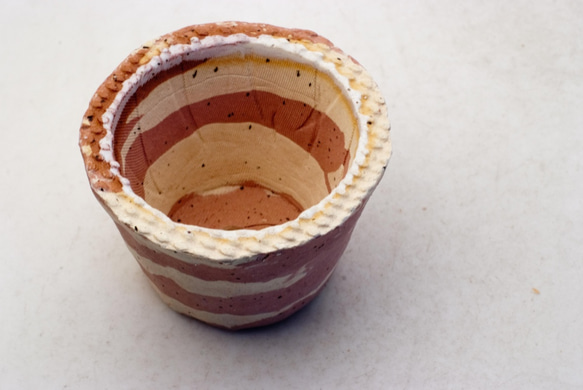 陶器製（２号ポット相当）　植木鉢　 AASc-ミカゲ-7446 2枚目の画像