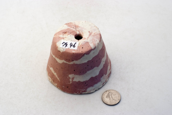 陶器製（２号ポット相当）　植木鉢　 AASc-ミカゲ-7446 3枚目の画像