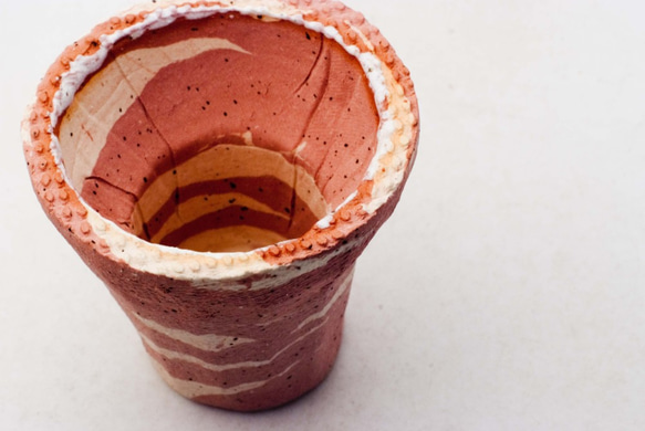 陶器製　植木鉢 ICMc-ミカゲ-8156 2枚目の画像