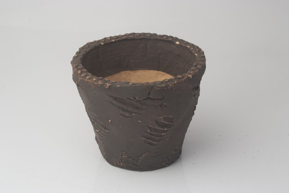 陶器製（3号ポット相当）　多肉植物の欲しがる植木鉢 opm-437 1枚目の画像