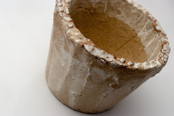 陶器製（２号ポット相当）　多肉植物の欲しがる植木鉢 aas-561 2枚目の画像