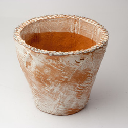 陶器製（4号ポット相当）　多肉植物の欲しがる植木鉢 opl-925 1枚目の画像