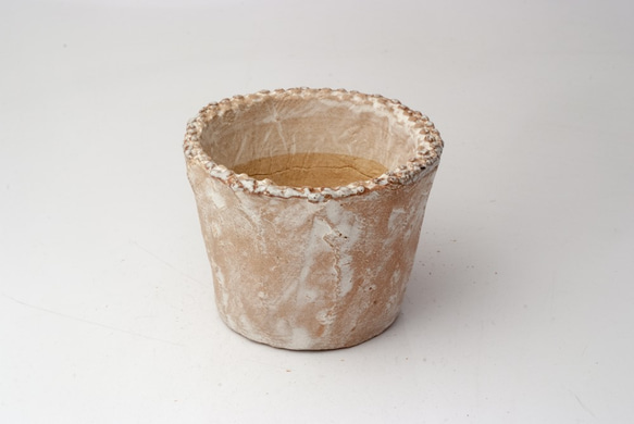 陶器製（2.5号ポット相当）　多肉植物の欲しがる植木鉢 sms-969 1枚目の画像