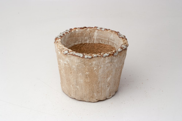 陶器製（２号ポット相当）　多肉植物の欲しがる植木鉢 aas-977 1枚目の画像