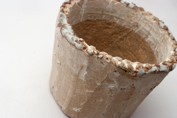 陶器製（２号ポット相当）　多肉植物の欲しがる植木鉢 aas-977 2枚目の画像