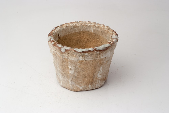 陶器製（２号ポット相当）　多肉植物の欲しがる植木鉢 aas-978 1枚目の画像