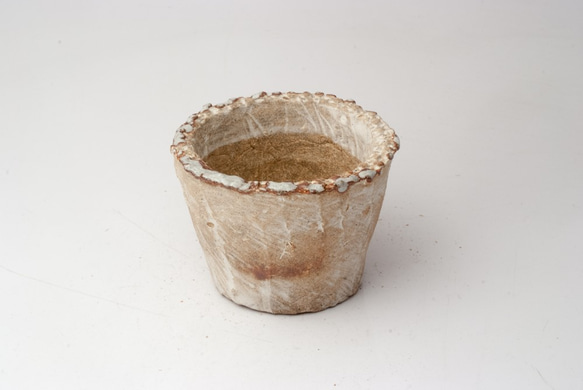 陶器製（２号ポット相当）　多肉植物の欲しがる植木鉢 aas-984 1枚目の画像