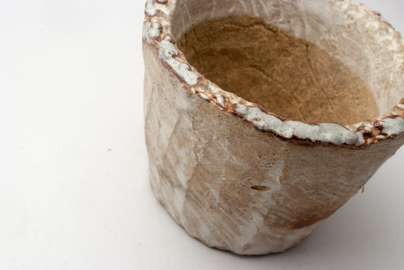 陶器製（２号ポット相当）　多肉植物の欲しがる植木鉢 aas-984 2枚目の画像