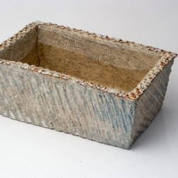 陶器製　多肉植物の欲しがる植木鉢 aesc(Ⅰ)-1048青 1枚目の画像