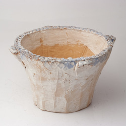 陶器製（2.5号ポット相当）　多肉植物の欲しがる植木鉢 iblcd-青-1130 1枚目の画像
