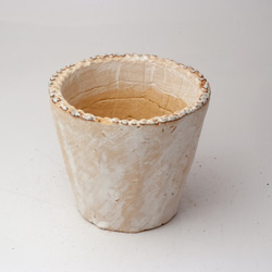 陶器製（3号ポット相当）　多肉植物の欲しがる植木鉢 smm-1489 1枚目の画像