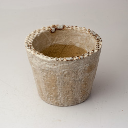陶器製（2.5号ポット相当）　多肉植物の欲しがる植木鉢 SMS-1784 1枚目の画像