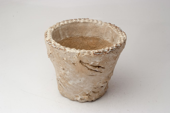 陶器製（3号ポット相当）　多肉植物の欲しがる植木鉢 OPM-2170 1枚目の画像