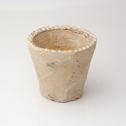 陶器製（2号ポット相当）　多肉植物の欲しがる植木鉢 OPSS-2429 1枚目の画像