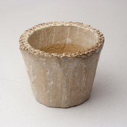 陶器製（2.5号ポット相当）　多肉植物の欲しがる植木鉢 SMS-2455 1枚目の画像