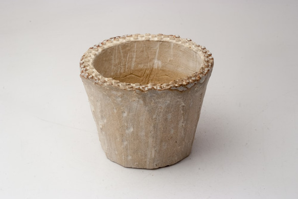 陶器製（2.5号ポット相当）　多肉植物の欲しがる植木鉢 SMS-2455 1枚目の画像