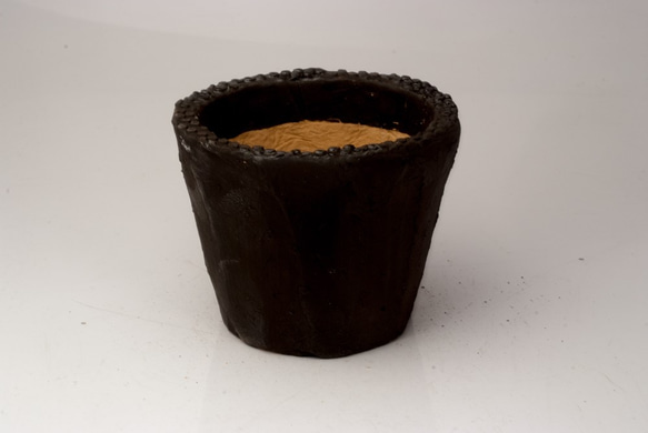 陶器製（3号ポット相当）　多肉植物の欲しがる植木鉢 SMM-2606 1枚目の画像